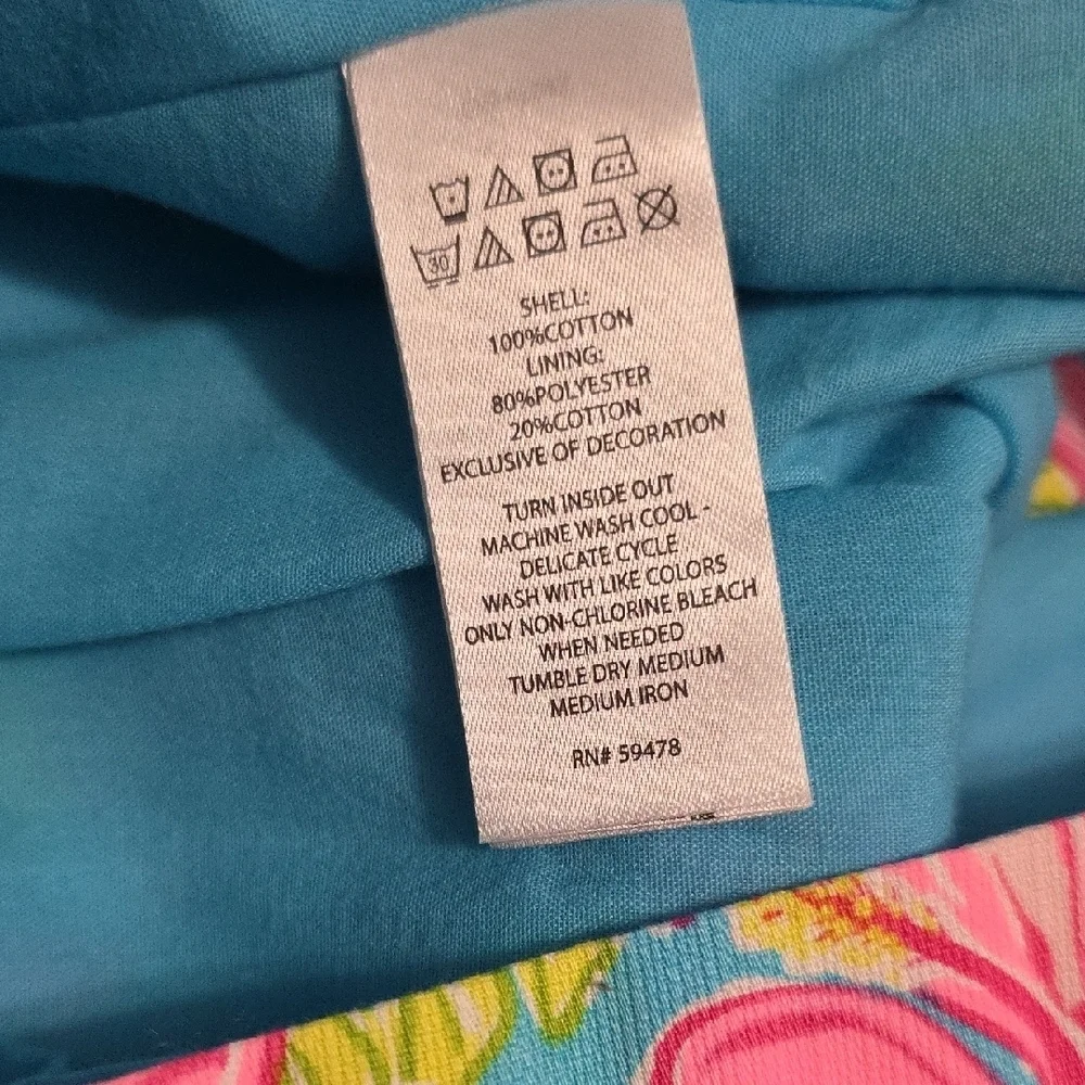 Tommy Bahama Pink And Green Dress Size 8